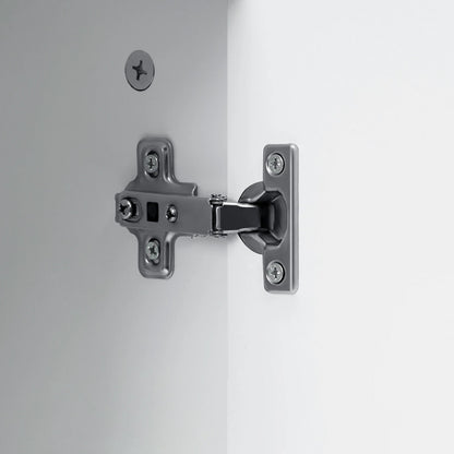 Meuble salle de bain blanc sous lavabo 60x60x30cm - vente privée 14:29;200007763:201336101