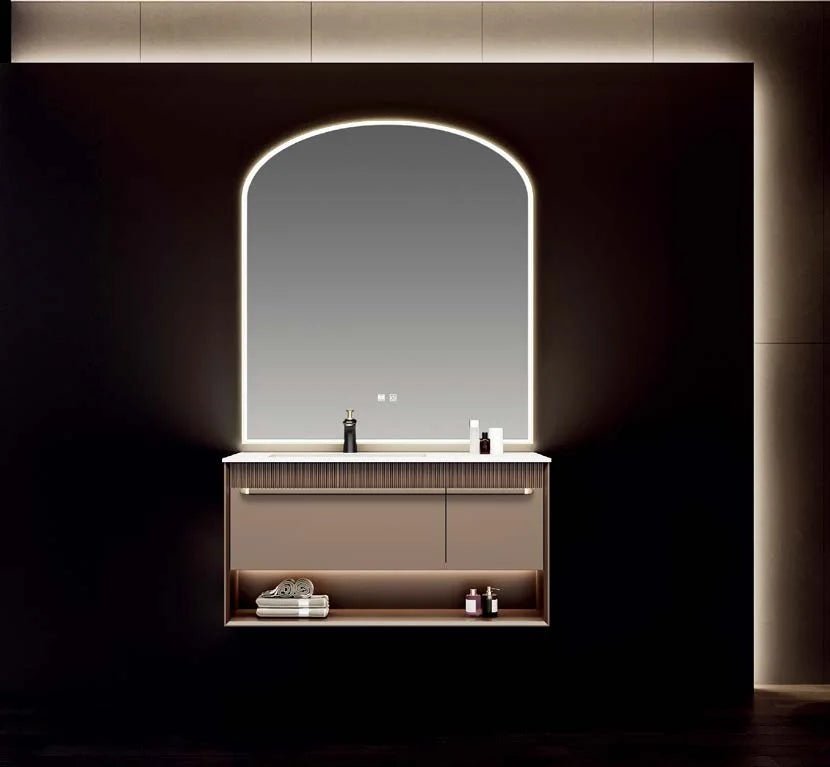 Meuble salle de bain bois de luxe moderne et élégant ensemble - vente privée 14:29Other