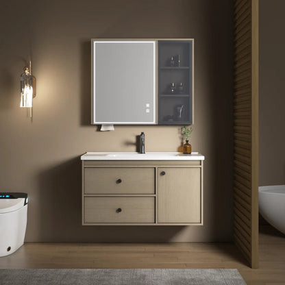 Meuble salle de bain bois de luxe moderne et élégant ensemble - vente privée 14:29Other