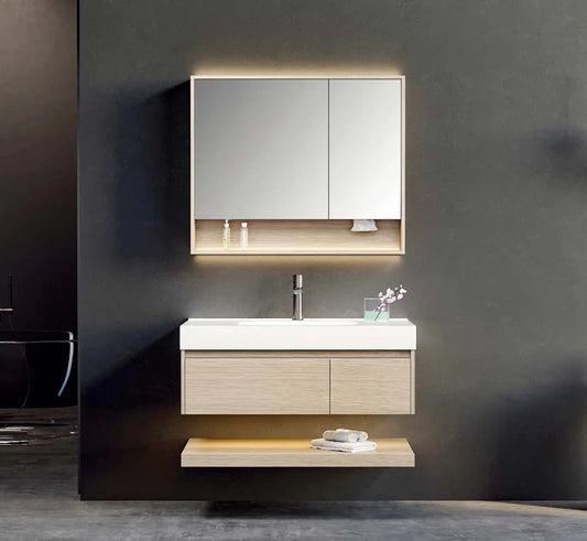 Meuble salle de bain bois de luxe moderne et élégant ensemble - vente privée 14:29Other