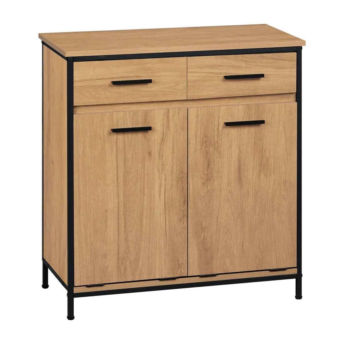 Meuble salle de bain bois foncé avec panier vêtements - vente privée 14:366light oak;200007763:201336101