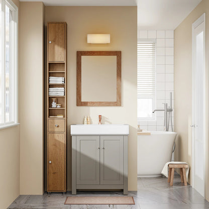 Meuble salle de bain bois massif haut - vente privée 14:365458VINTAGE;200007763:201336101