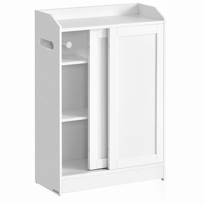 Meuble salle de bain chic et tendance - Pour Produits beauté ou papier toilette 20 x 60 x 80 cm - vente privée 14:29Blanc Nuage;200007763:201336101