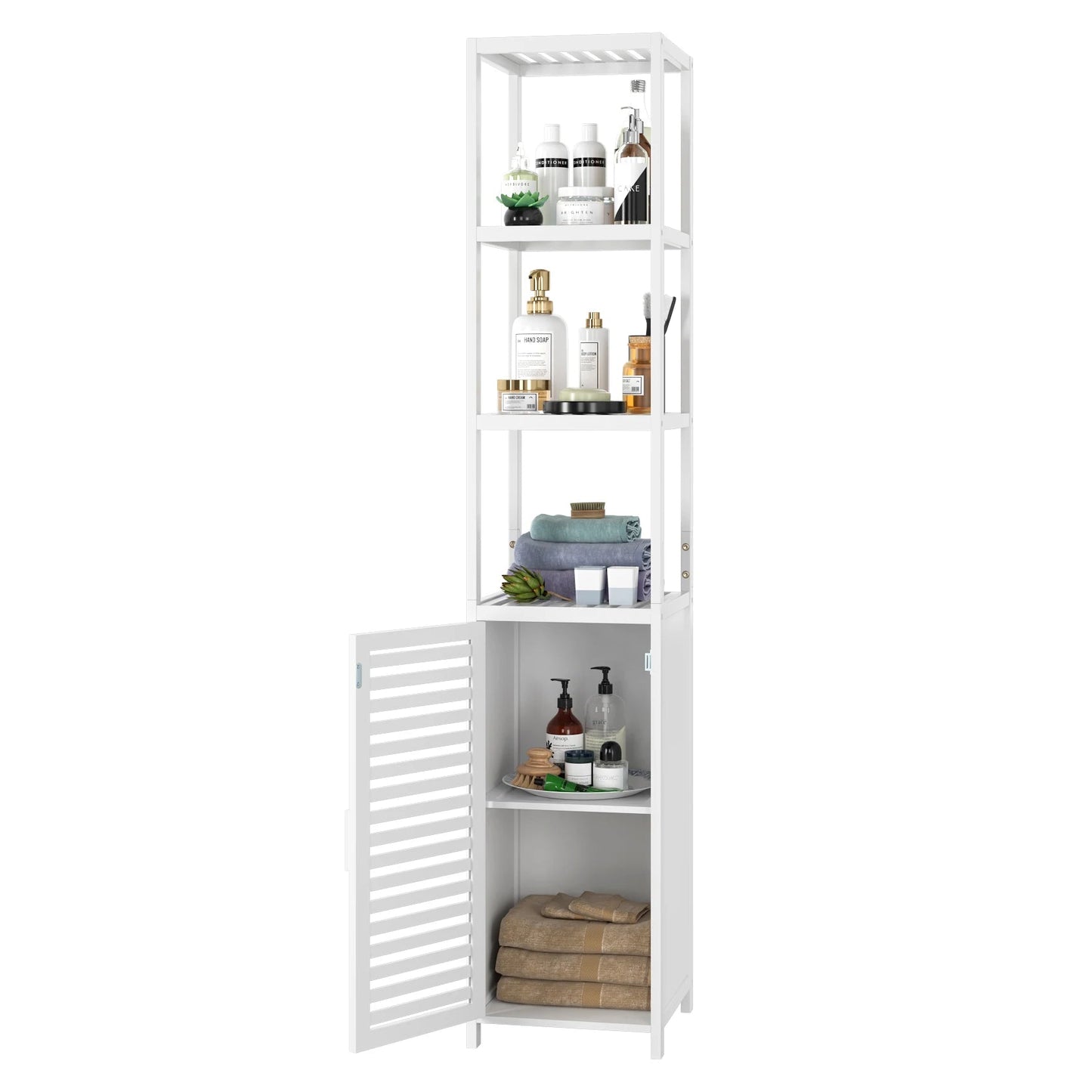 Meuble salle de bain colonne bois 169cm - 14:29White;200007763:201336101