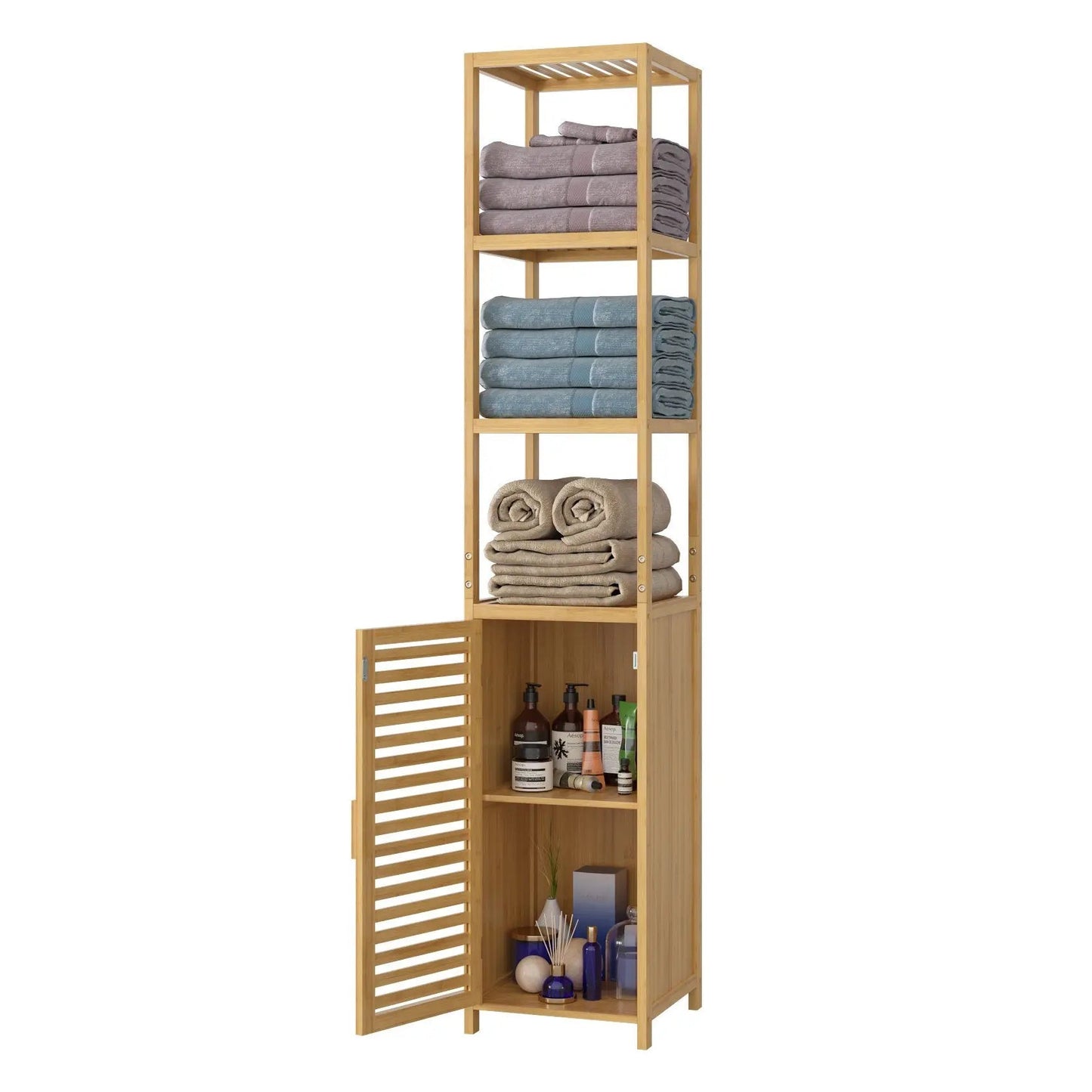 Meuble salle de bain colonne bois 169cm - 14:933Natural;200007763:201336101