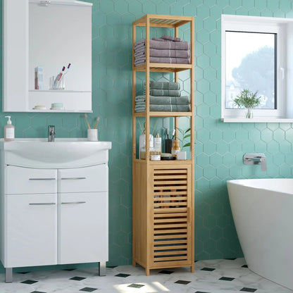 Meuble salle de bain colonne bois 169cm - 14:933Natural;200007763:201336101