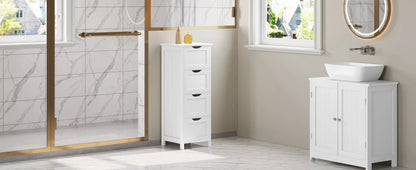 Meuble salle de bain de qualité simple et petit à multi tiroirs - vente privée 14:29White;200007763:201336101