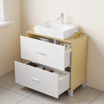 Meuble salle de bain design luxe simple 60x30x60cm - vente privée 14:29White;200007763:201336101