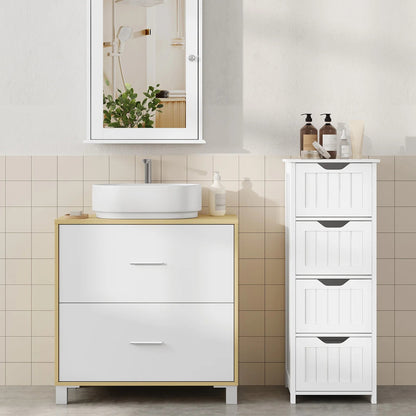 Meuble salle de bain design luxe simple 60x30x60cm - vente privée 14:29White;200007763:201336101