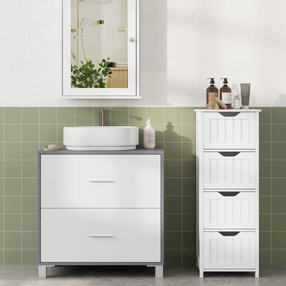 Meuble salle de bain design luxe simple 60x30x60cm - vente privée 14:29White;200007763:201336101
