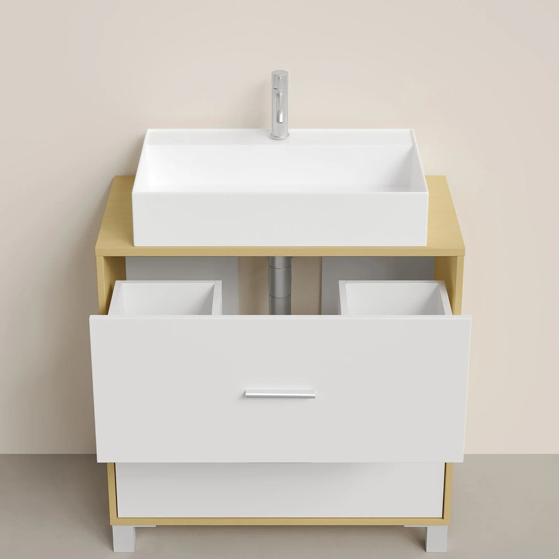 Meuble salle de bain design luxe simple 60x30x60cm - vente privée 14:29White;200007763:201336101