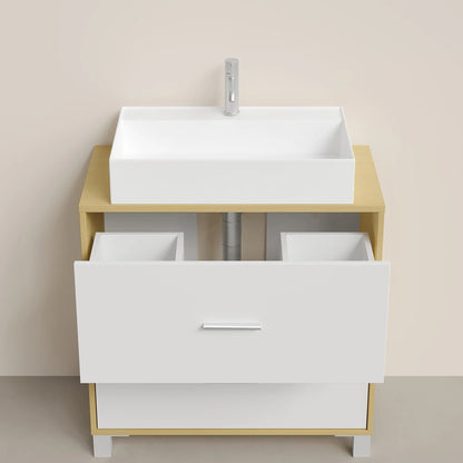 Meuble salle de bain design luxe simple 60x30x60cm - vente privée 14:29White;200007763:201336101