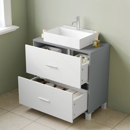Meuble salle de bain design luxe simple 60x30x60cm - vente privée 14:29White;200007763:201336101