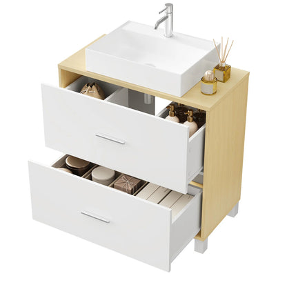 Meuble salle de bain design luxe simple 60x30x60cm - vente privée 14:29White;200007763:201336101