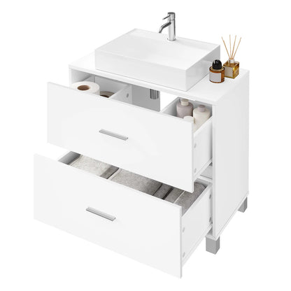 Meuble salle de bain design luxe simple 60x30x60cm - vente privée 14:29White;200007763:201336101