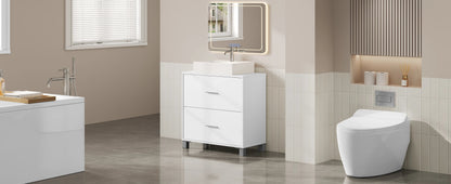 Meuble salle de bain design luxe simple 60x30x60cm - vente privée 14:29White;200007763:201336101