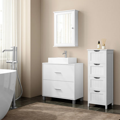 Meuble salle de bain design luxe simple 60x30x60cm - vente privée 14:29White;200007763:201336101