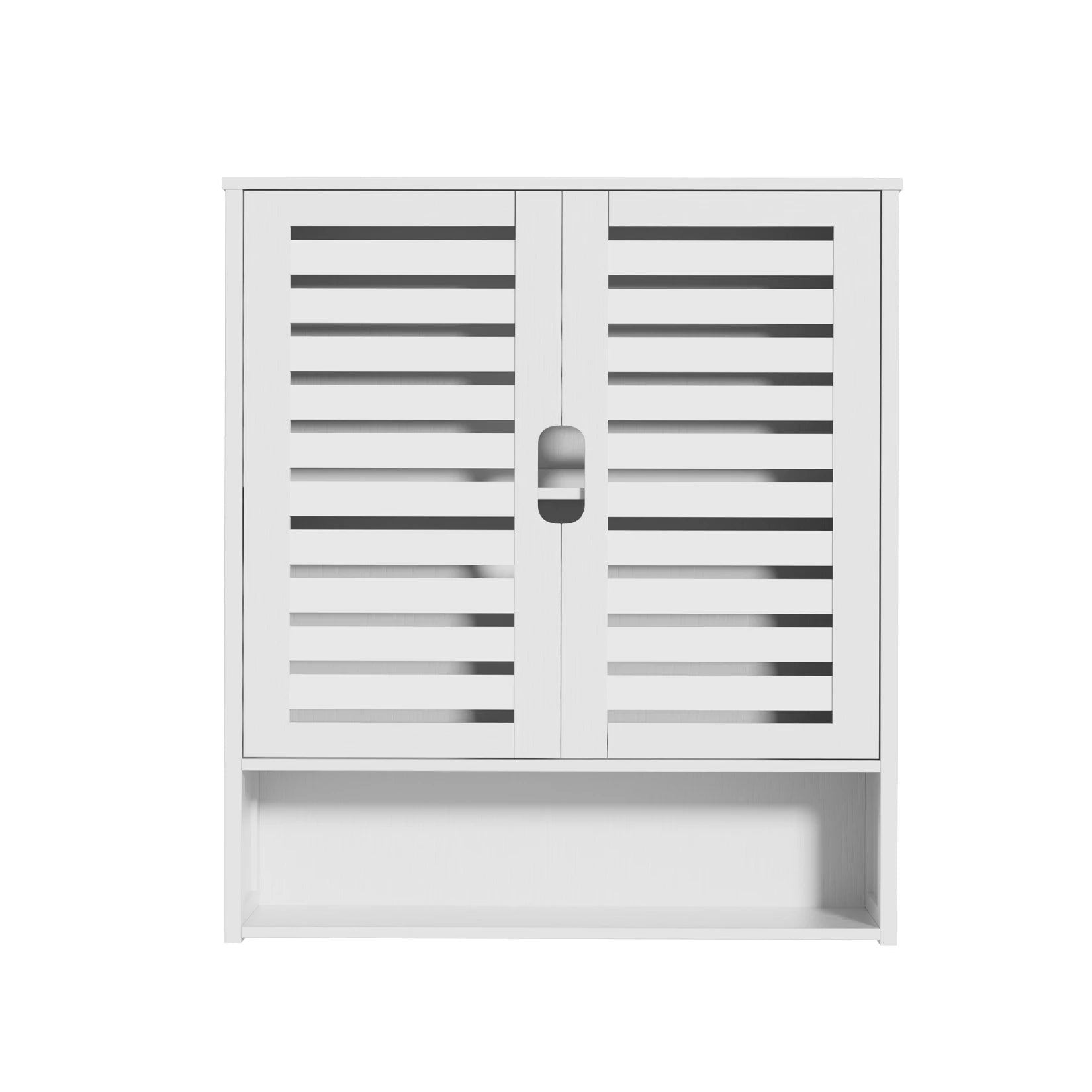 Meuble salle de bain en bambou mural - 14:200006151White;200007763:201336101