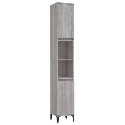 Meuble salle de bain en bois d'ingénierie ensemble de 3 pièces - vente privée 14:496;200007763:201336343