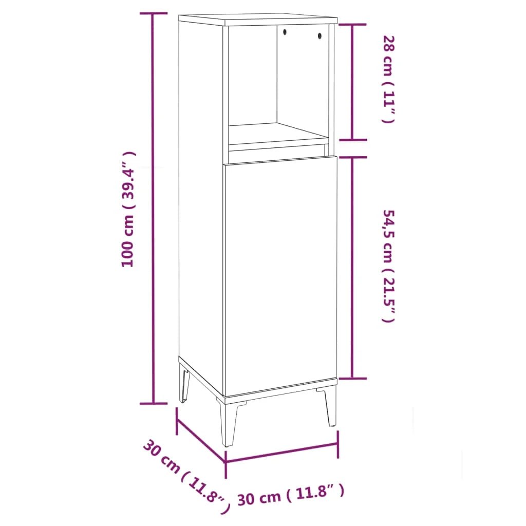 Meuble salle de bain en bois d'ingénierie ensemble de 3 pièces - vente privée 14:496;200007763:201336343