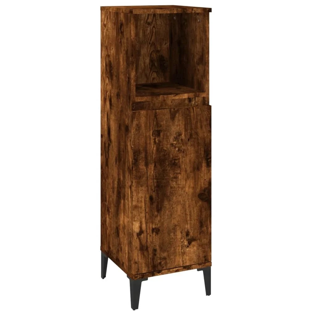Meuble salle de bain en bois d'ingénierie ensemble de 3 pièces - vente privée 14:496;200007763:201336343