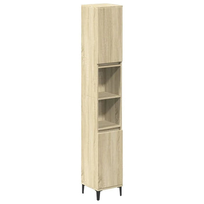 Meuble salle de bain en bois d'ingénierie ensemble de 3 pièces - vente privée 14:496;200007763:201336343