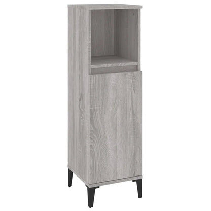 Meuble salle de bain en bois d'ingénierie ensemble de 3 pièces - vente privée 14:496;200007763:201336343
