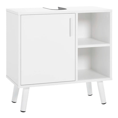 Meuble salle de bain en bois moderne 60x30x60.5cm - vente privée 14:10White;200007763:201336101