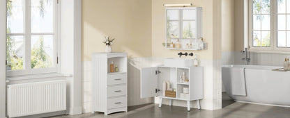Meuble salle de bain en bois moderne 60x30x60.5cm - vente privée 14:29black light oak;200007763:201336101