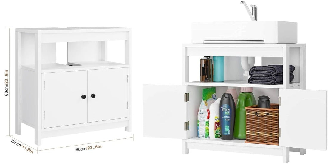 Meuble salle de bain et lavabo - 60x30x60cm - vente privée 200007763:201336101