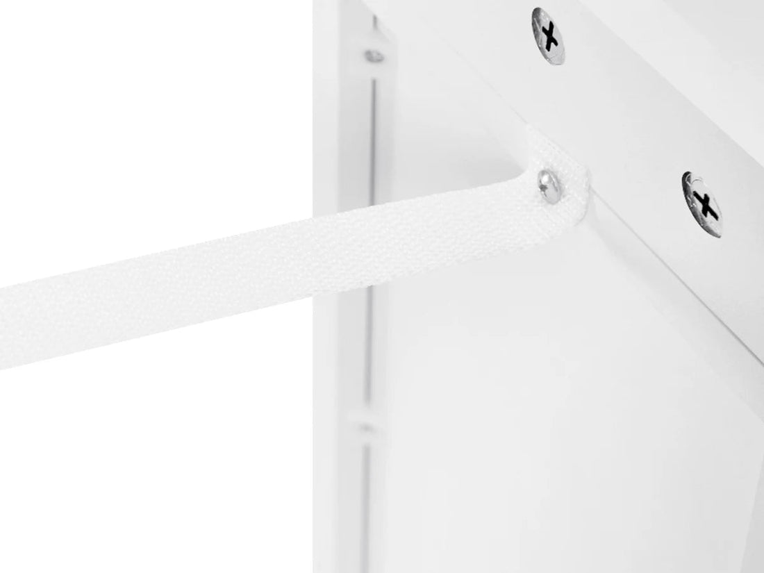 Meuble salle de bain étroit blanc - 19x45x70cm - vente privée 14:29;200007763:201336101
