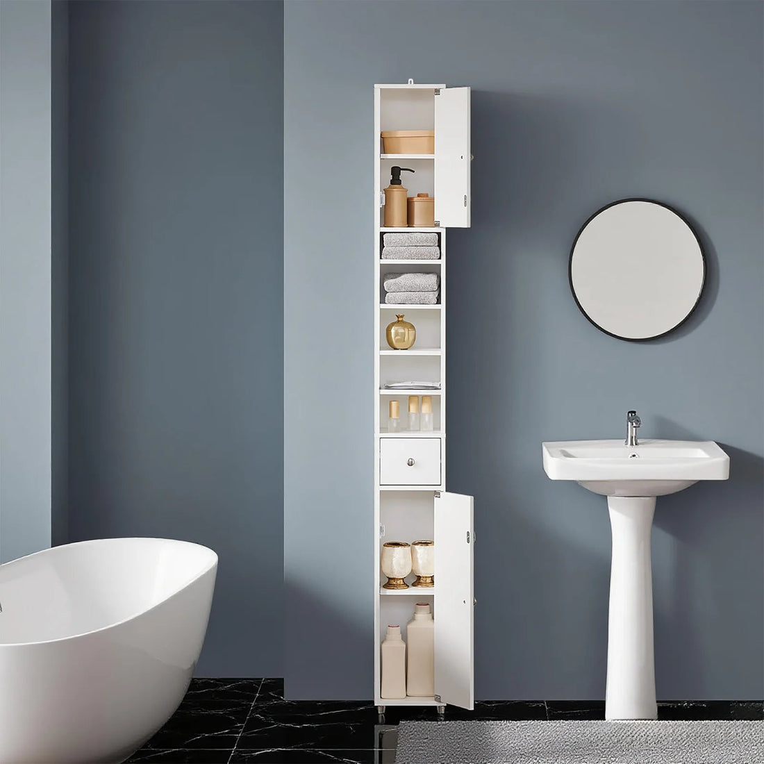 Meuble salle de bain haut de dimensions 20x180x20cm - vente privée 14:200003699;200007763:201336101