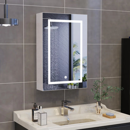 Meuble salle de bain miroir et interrupteur tactile moderne - vente privée 14:29Single Door;200007763:201336101