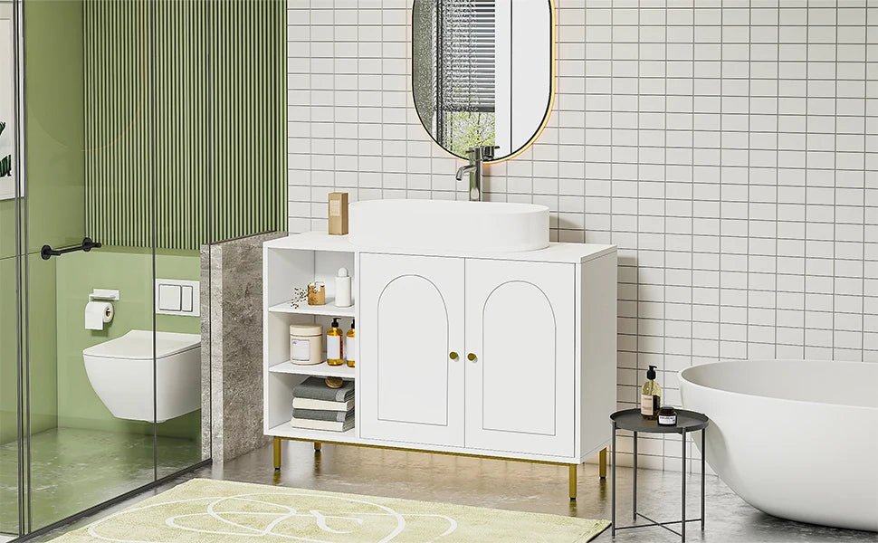 Meuble salle de bain poser au sol 30 x 90 x 63 cm - vente privée 14:29;200007763:201336101