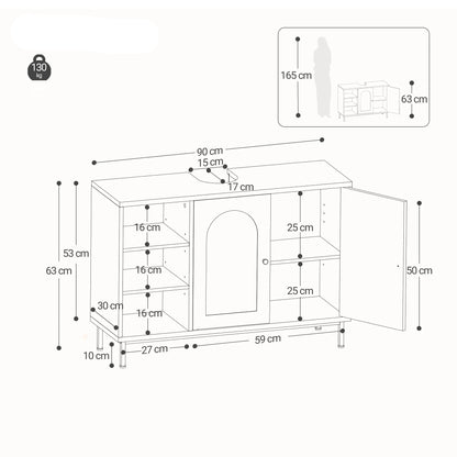Meuble salle de bain poser au sol 30 x 90 x 63 cm - vente privée 14:29;200007763:201336101
