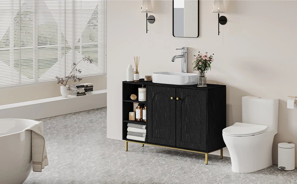 Meuble salle de bain poser au sol 30 x 90 x 63 cm - vente privée 14:29;200007763:201336101
