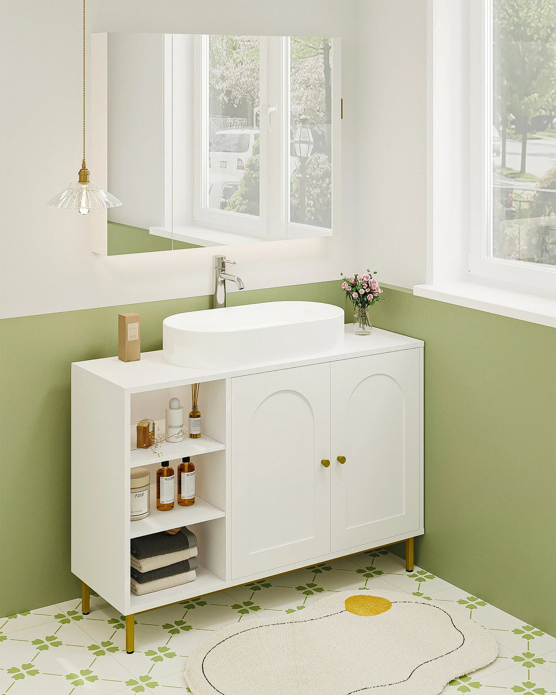 Meuble salle de bain poser au sol 30 x 90 x 63 cm - vente privée 14:29;200007763:201336101