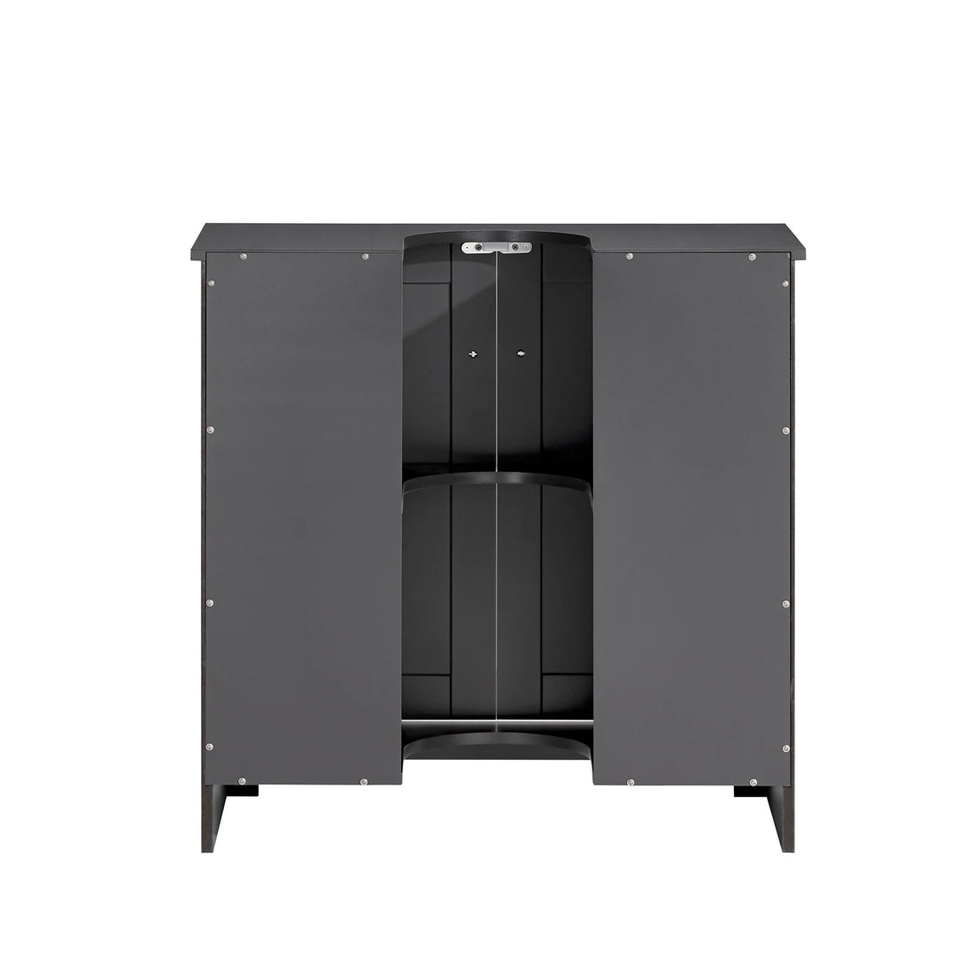 Meuble salle de bain sous évier noir et blanc - 60x60x30cm - vente privée 14:200004890;200007763:201336101