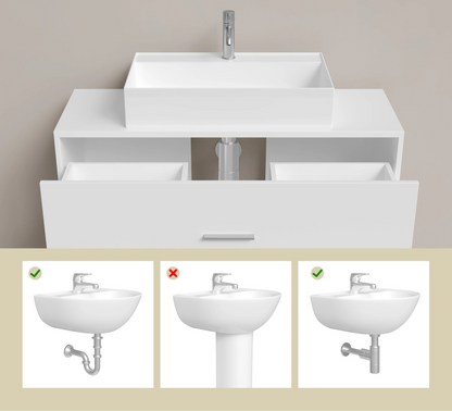 Meuble salle de bain sous lavabo 80x30x60cm - vente privée 14:29;200007763:201336101