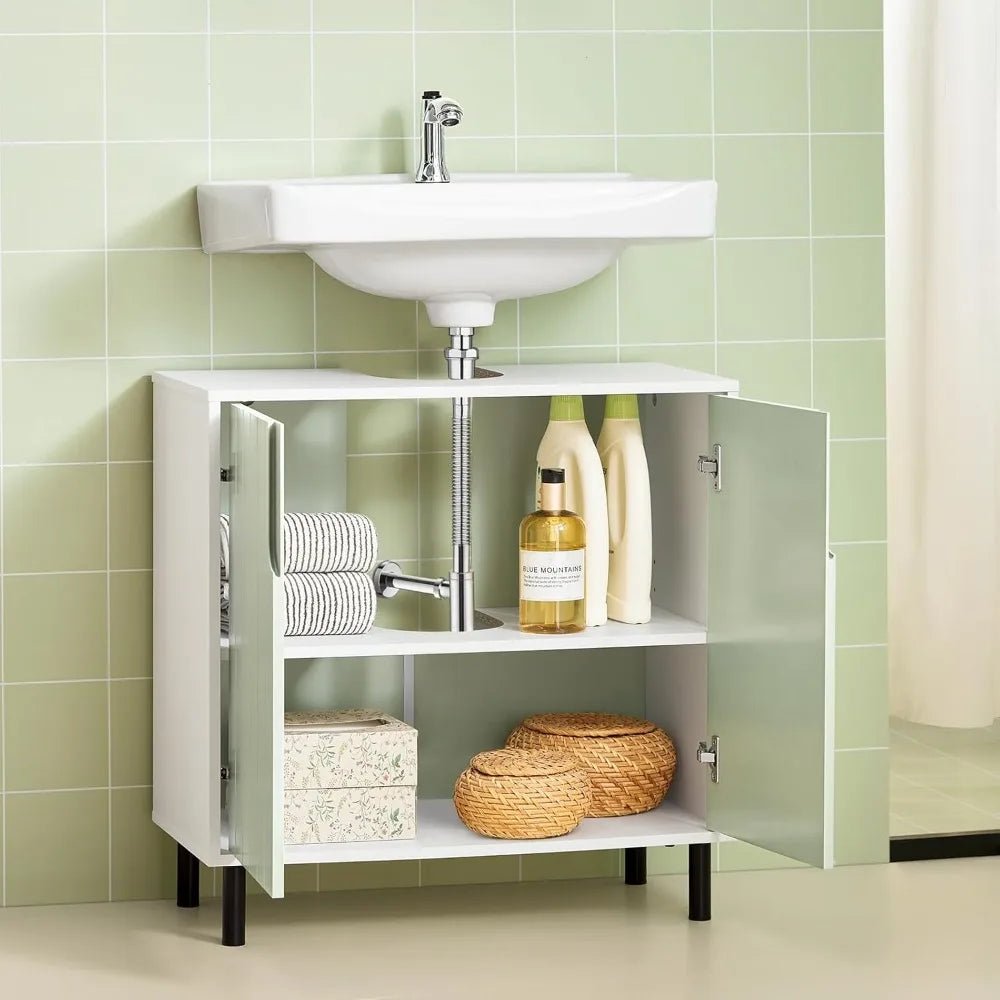 Meuble salle de bain sous lavabo de taille 60 x 30 x 60 cm - vente privée 14:29B0CVXM5W4H;200007763:201336342