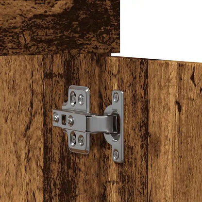 Meuble salle de bain sous lavabo en bois ancien - vente privée 14:35085290 x 38.5 x 46 cm;200007763:201336343