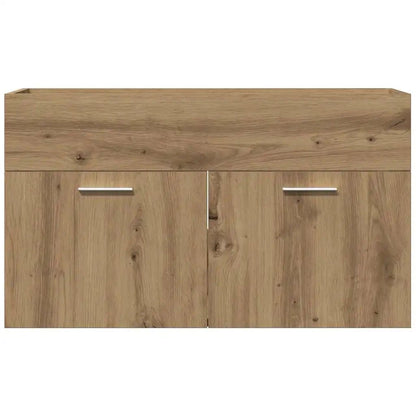 Meuble salle de bain sous lavabo en bois ancien - vente privée 14:35085290 x 38.5 x 46 cm;200007763:201336343