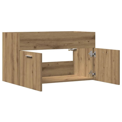 Meuble salle de bain sous lavabo en bois ancien - vente privée 14:35085290 x 38.5 x 46 cm;200007763:201336343