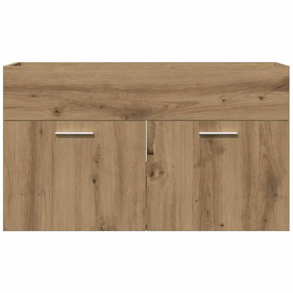 Meuble salle de bain sous lavabo en bois ancien - vente privée 14:35085290 x 38.5 x 46 cm;200007763:201336343