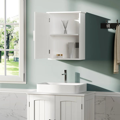 Meuble salle de bain suspendu blanc 40x52x18cm - vente privée 14:29;200007763:201336101