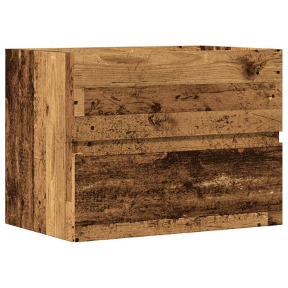 Meuble salle de bain suspendu gris - vente privée 14:1060 x 38.5 x 45 cm;200007763:201336343