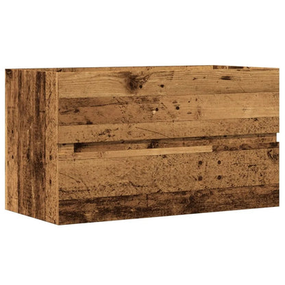 Meuble salle de bain suspendu gris - vente privée 14:17380 x 38.5 x 45 cm;200007763:201336343