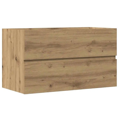 Meuble salle de bain suspendu gris - vente privée 14:35085080 x 38.5 x 45 cm;200007763:201336343