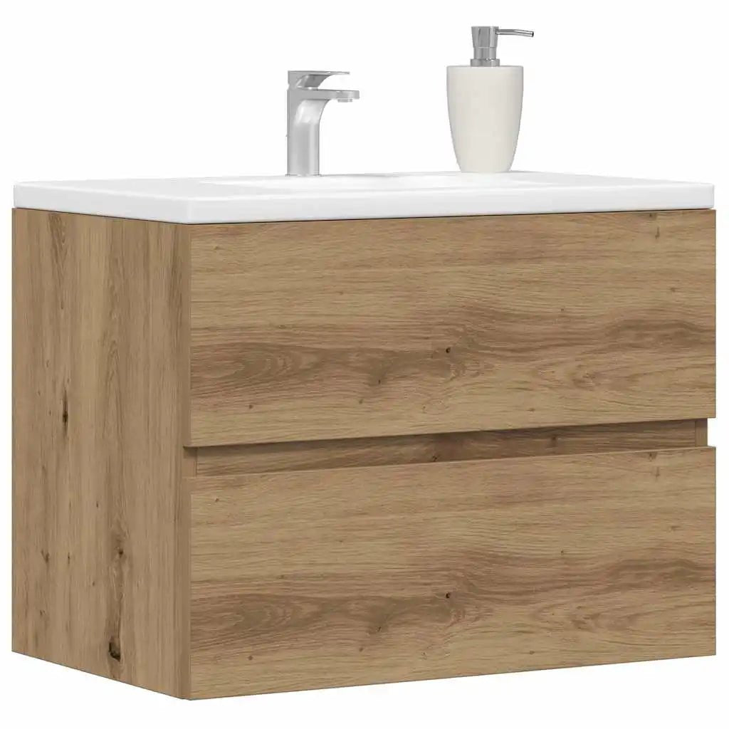 Meuble salle de bain suspendu gris - vente privée 14:35085260 x 38.5 x 45 cm;200007763:201336343