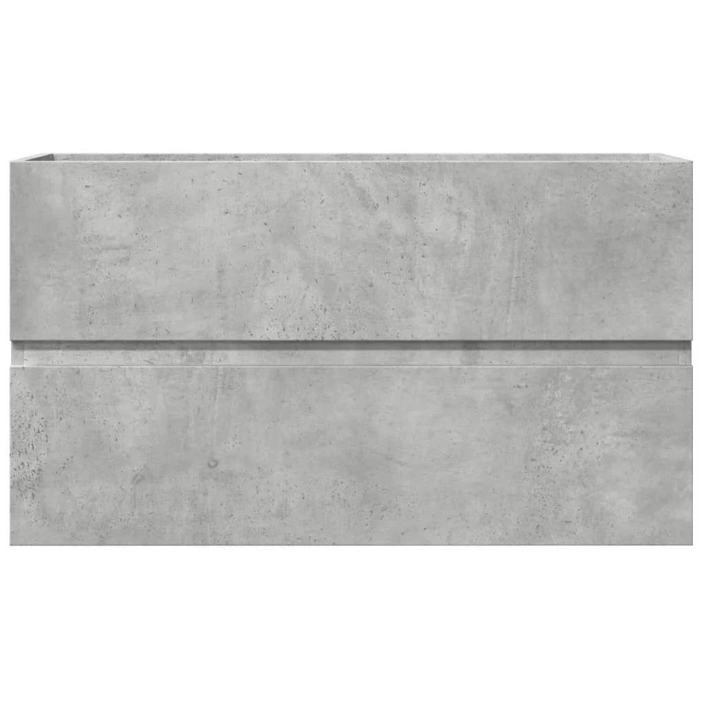Meuble salle de bain suspendu gris - vente privée 14:35085260 x 38.5 x 45 cm;200007763:201336343